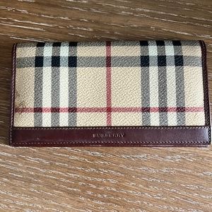 Burberry Checkbook Wallet